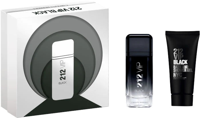 Estuche 212 Vip Black Men Edp 100Ml+100Ml Gel De Ducha Hombre