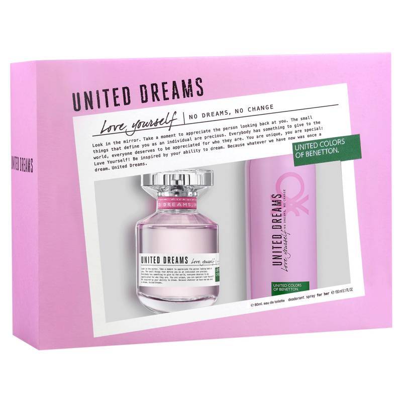Estuche United Dreams Love Yourself Edt 80 Ml Mujer Benetton