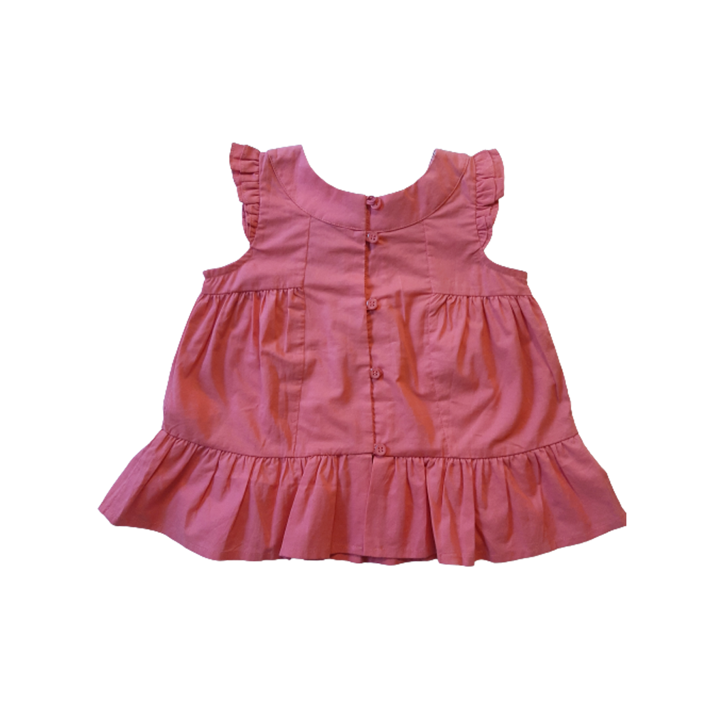 Camiseta Babycottons Blusa Bella Fucsia