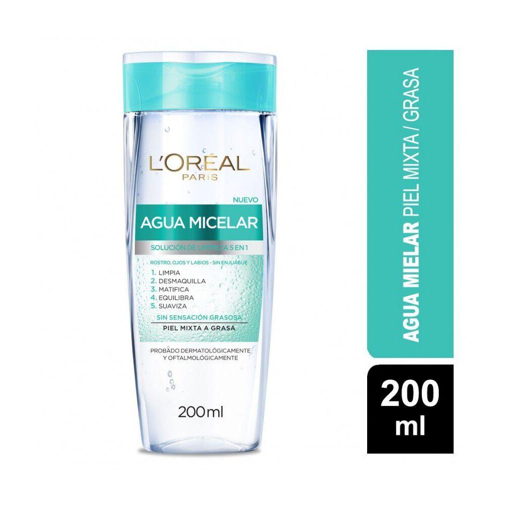 Agua Micelar 5 En 1 Piel Mixta A Grasa Hidra-Total 5 200 ml