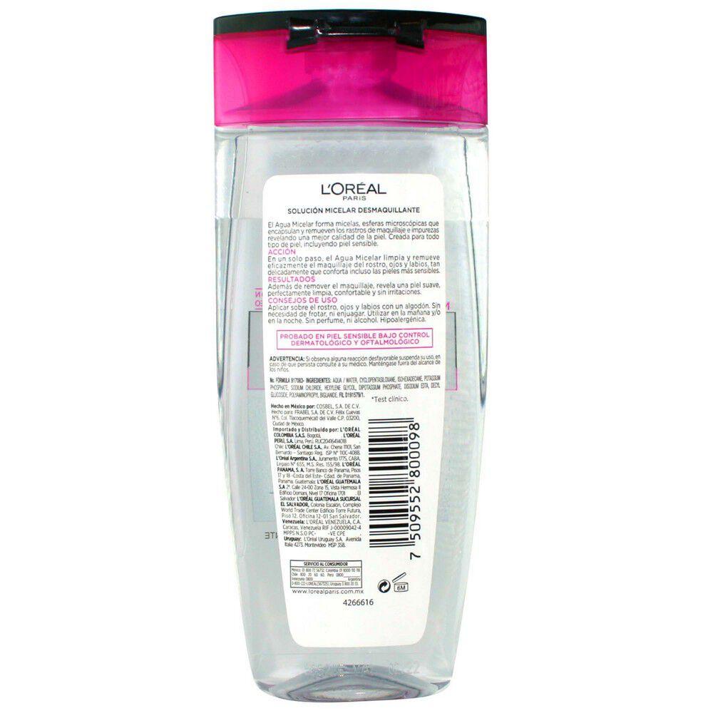 Agua Micelar 5 En 1 Hidra-Total 5 200 ml L'Oréal Paris