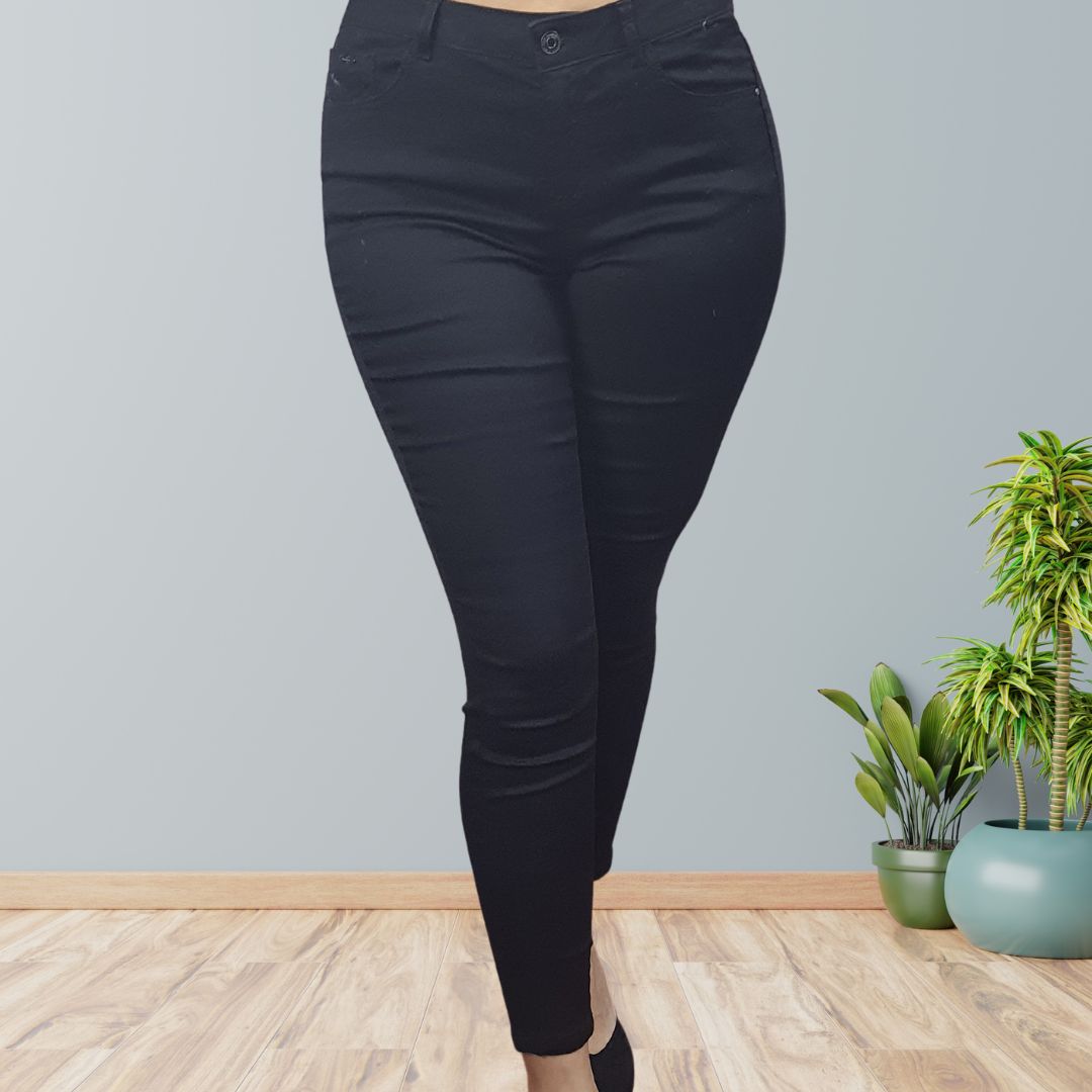 Jeans Vero Moda Negro Style PROSPECT 9/10 MW X-SLIM JEANS(NR)