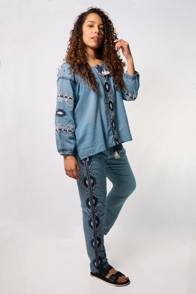 Pantalon Rapsodia Bad Kanaro Azul