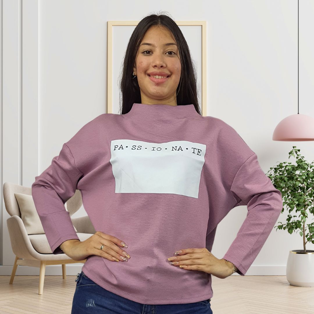 Blusa Vero Moda Rosa Vieja Style BOM L/S TOP(UM)