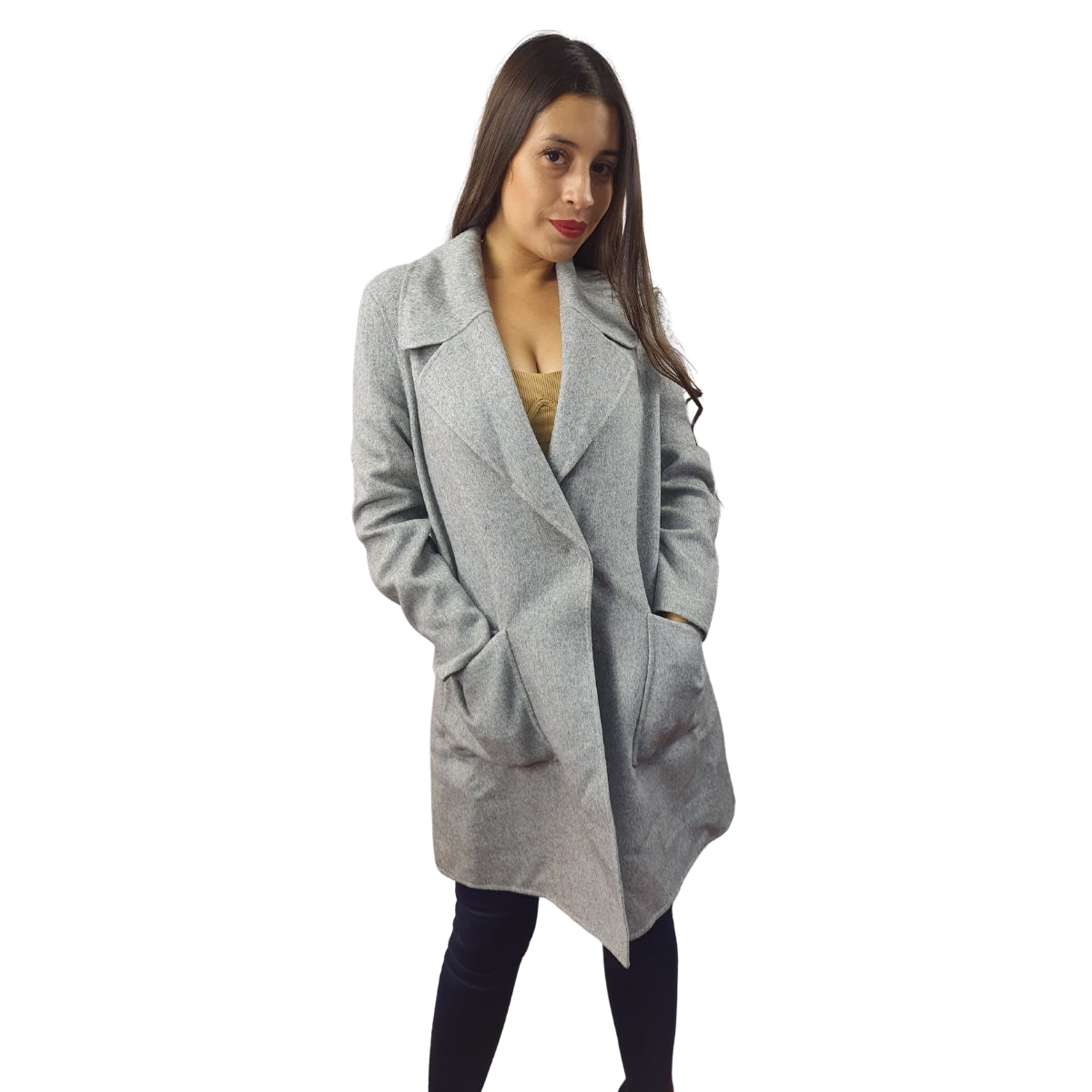 Blazer Vero Moda Gris Style RESTRICT DF L/S WOOL COAT(DR)