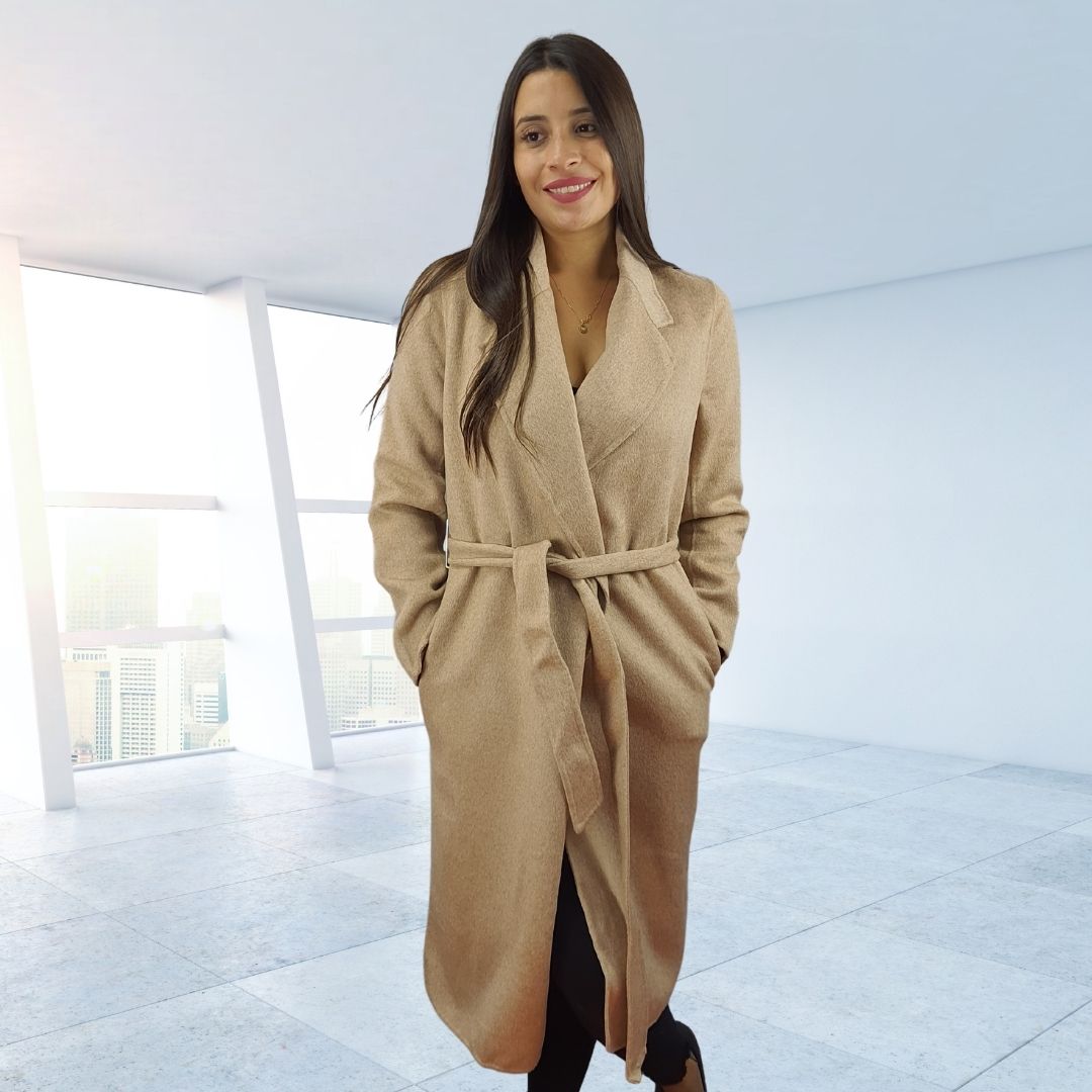 Blazer Vero Moda Marron Style GRAPE DF L/S WOOL COAT(VMC-DR)