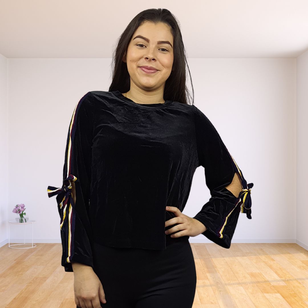 Sweater Vero Moda Negro Style RACHEL L/S SWEAT(HOMEWEAR)