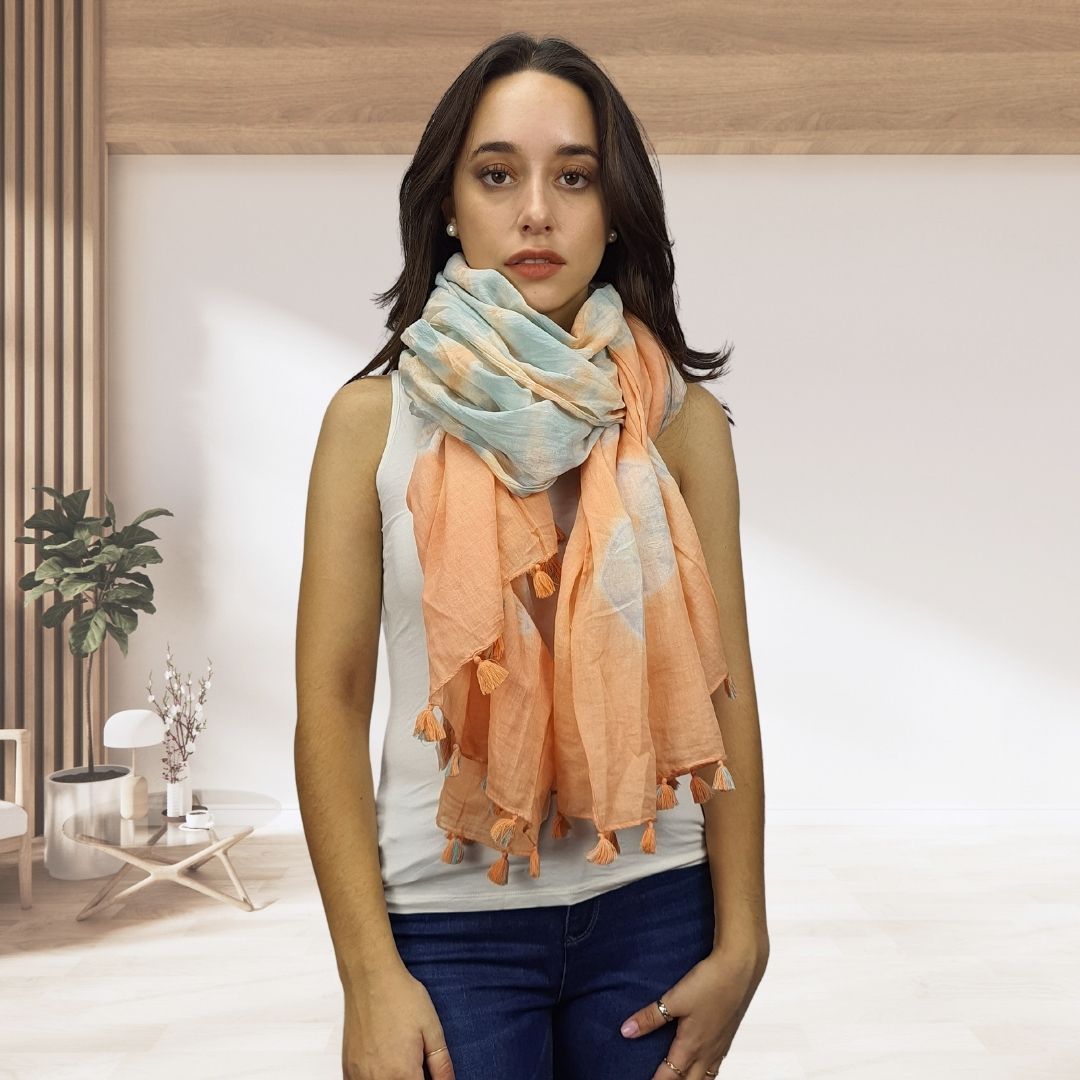 Pashmina Bufanda Rapsodia Lance Celeste