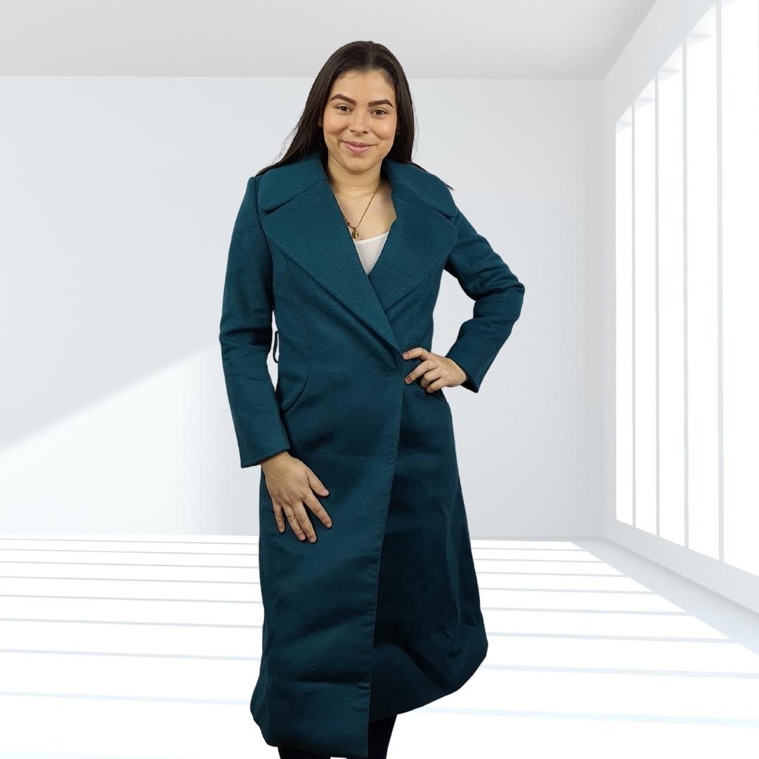 Blazer Vero Moda Verde Azulado Style AIMEE L/S WOOL COAT(NL)