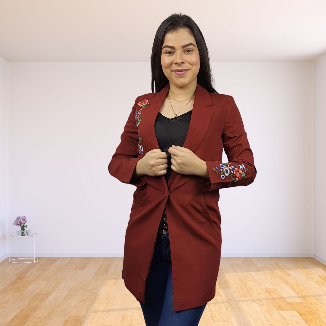 Blazer Vero Moda Burdeo Style PETRA L/S BLAZER(NR)