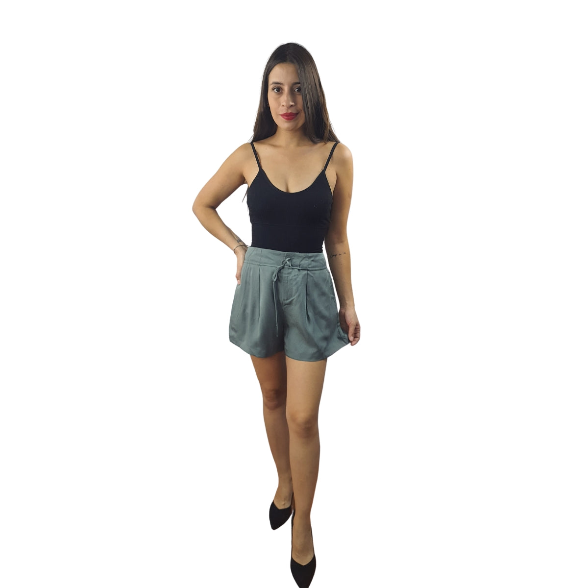 Short Vero Moda Verde Claro Style SHANGHAI SOFT SHORTS(LL)