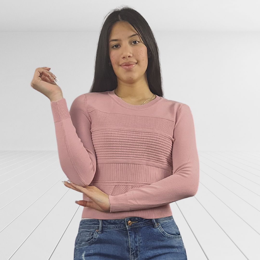 Sweater Vero Moda Rosa Vieja Style JOANNA L/S KNIT(BT)