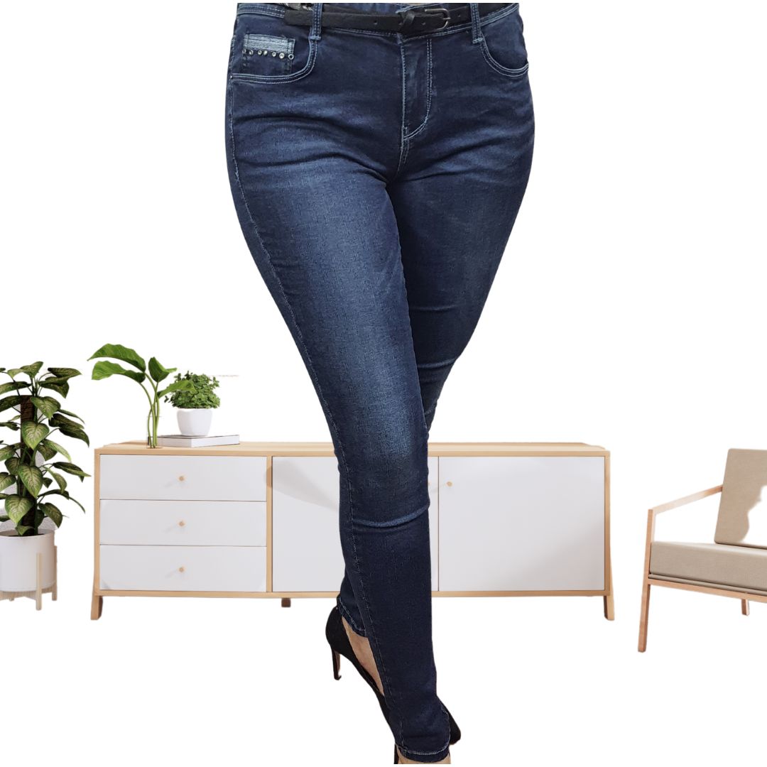 Jeans Vero Moda Azul Oscuro Style CAPTAIN X-SLIM JEANS(UM)
