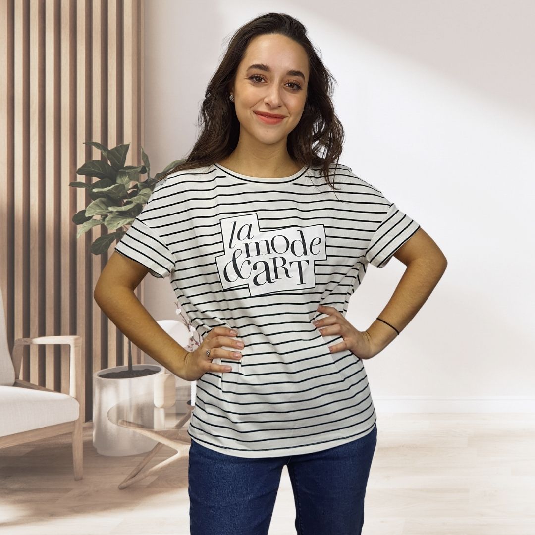 Polera Vero Moda Blanco Style JULIE S/S TOP(TP)
