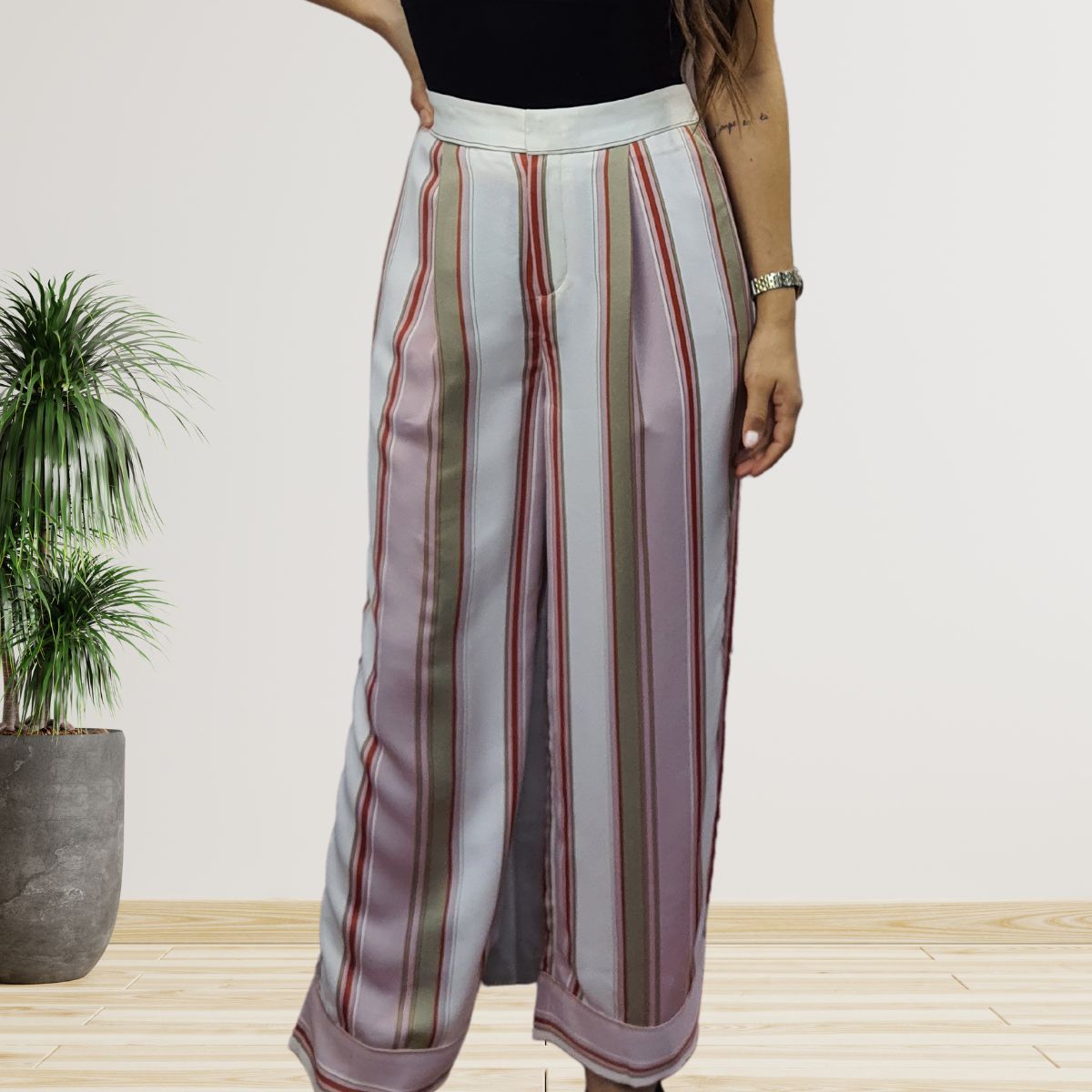 Pantalon Vero Moda Blanco Style EVELYN LOOSE PANTS(VMC-FL)