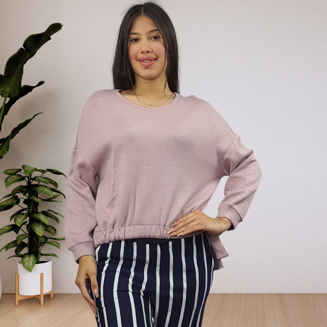 Sweater Vero Moda Rosa Vieja Style FAY L/S SWEAT(HOMEWEAR)