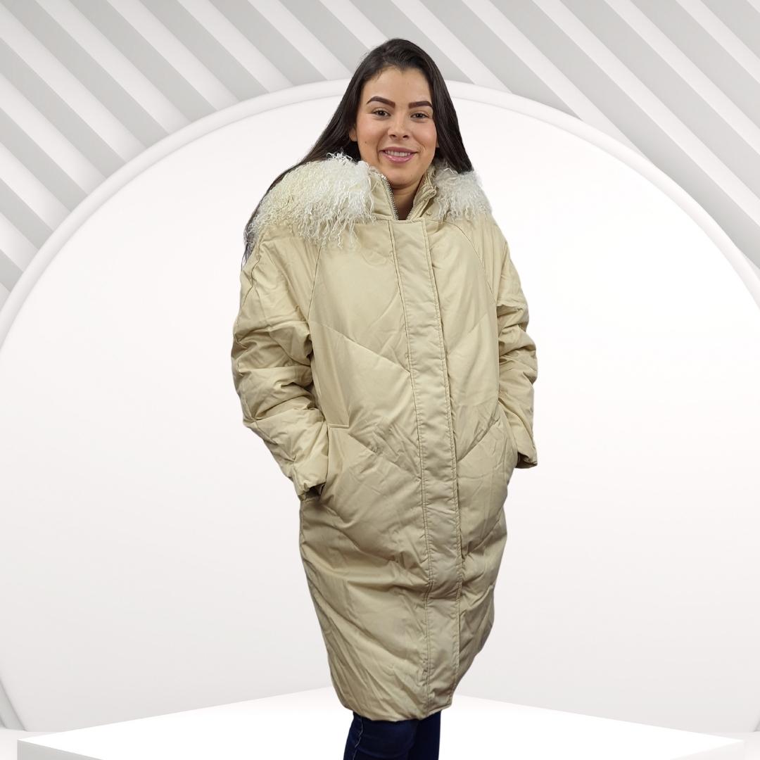 Parka Vero Moda Beige Style CARAMEL L/S DOWN COAT(VMC-AL)