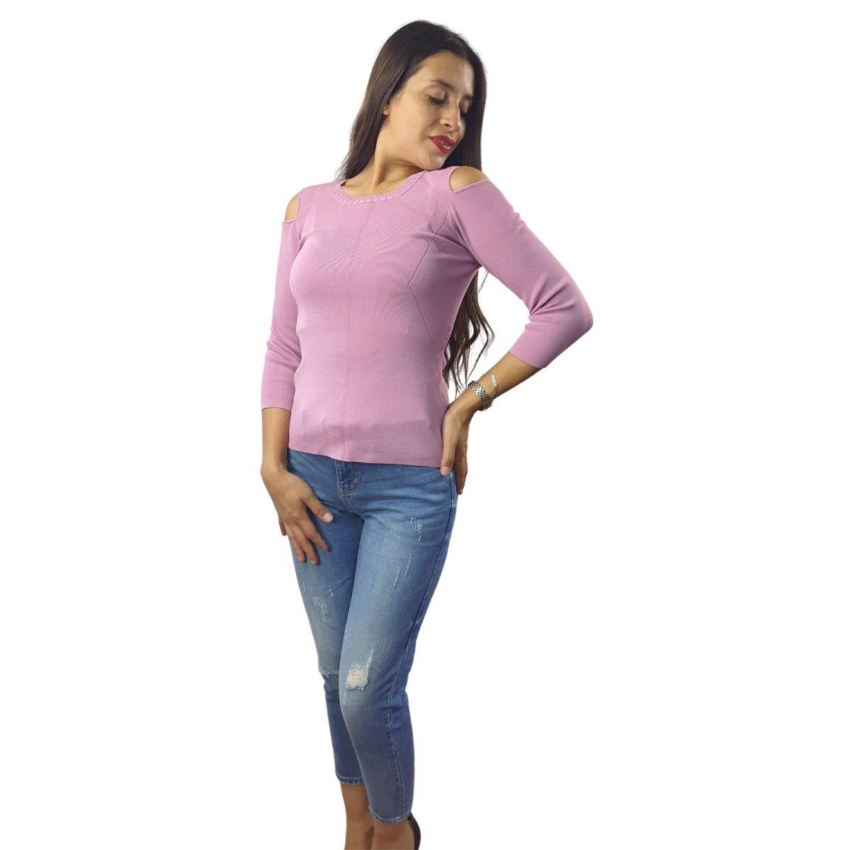Blusa Vero Moda Rosa Vieja Style LASTONE 3/4 KNIT(VMC-NL)