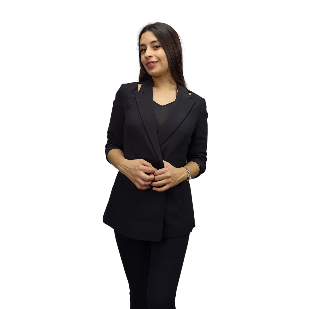 Blazer Vero Moda Negro Style DAKOTA 3/4 BLAZER(NL)