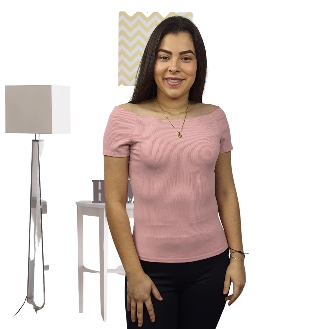 Blusa Vero Moda Rosado Style GRA S/S TOP(CR)
