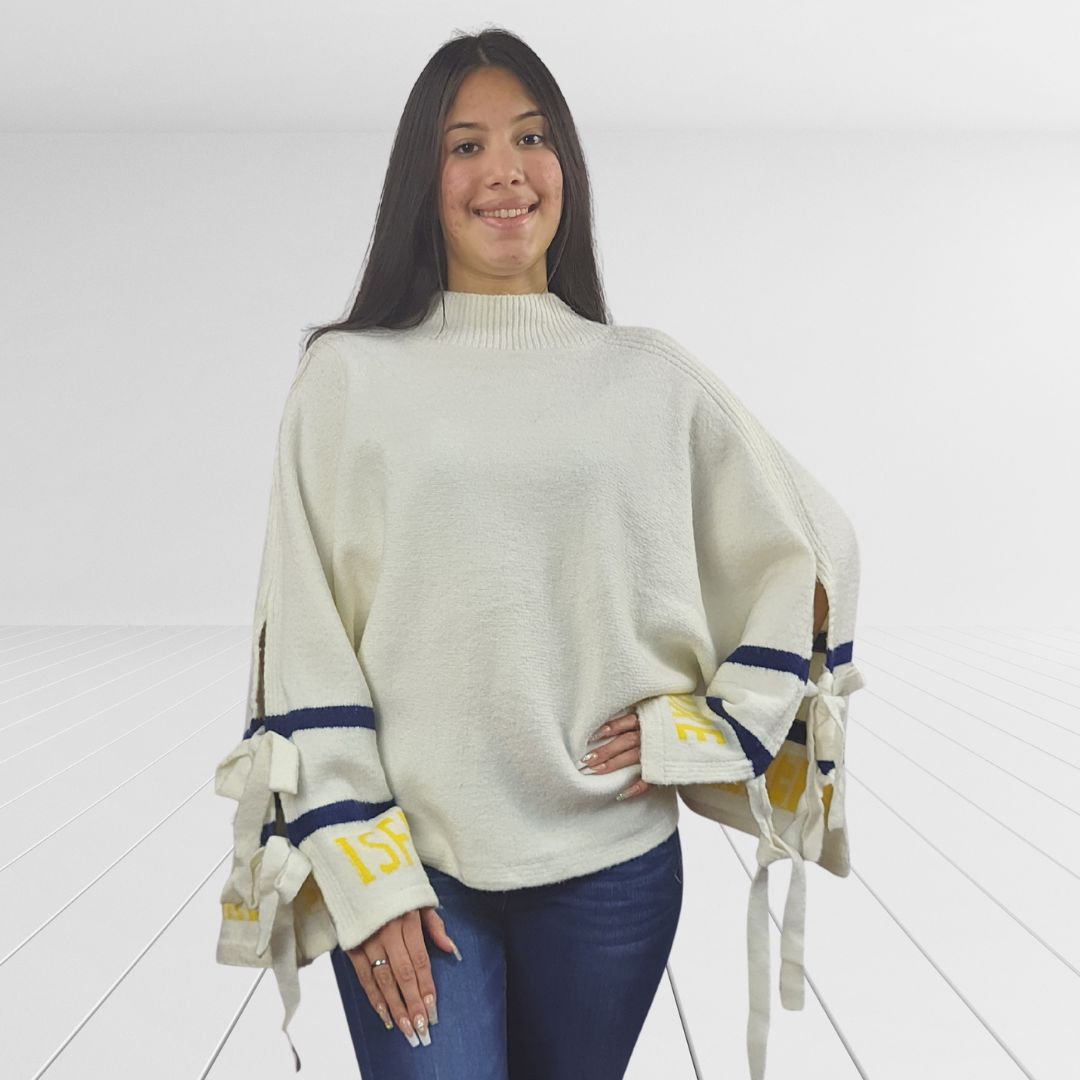 Sweater Vero Moda Blanco Style POTTO LETTERS L/S KNIT(LL)