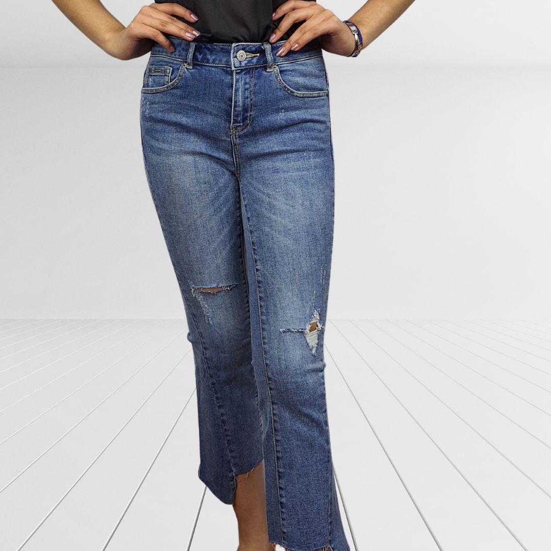 Jeans Vero Moda Azul Claro Style CREAM 7/8 HW SB JEANS(NN)