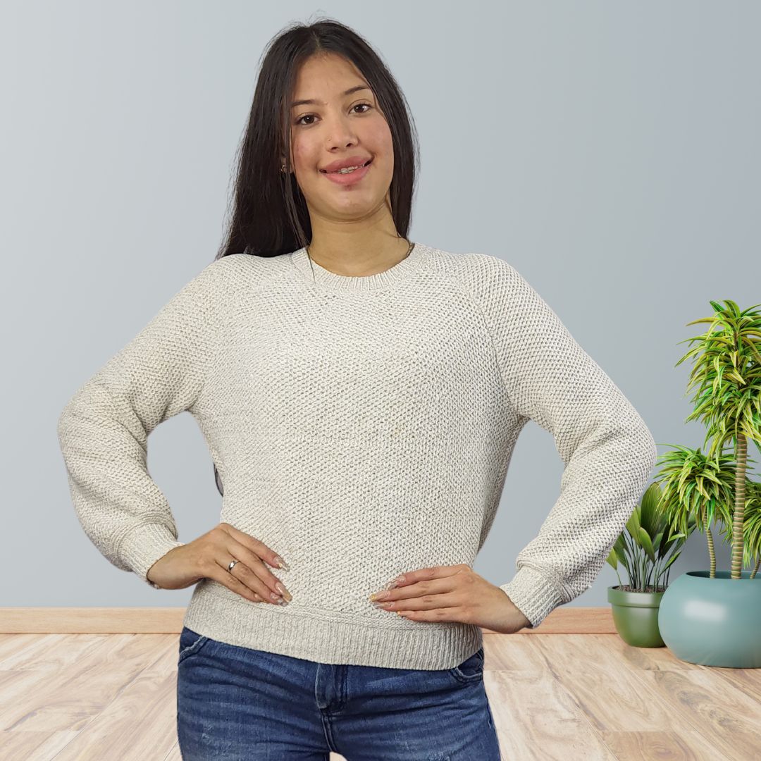 Sweater Vero Moda Blanco Style MILLY L/S KNIT(PF)
