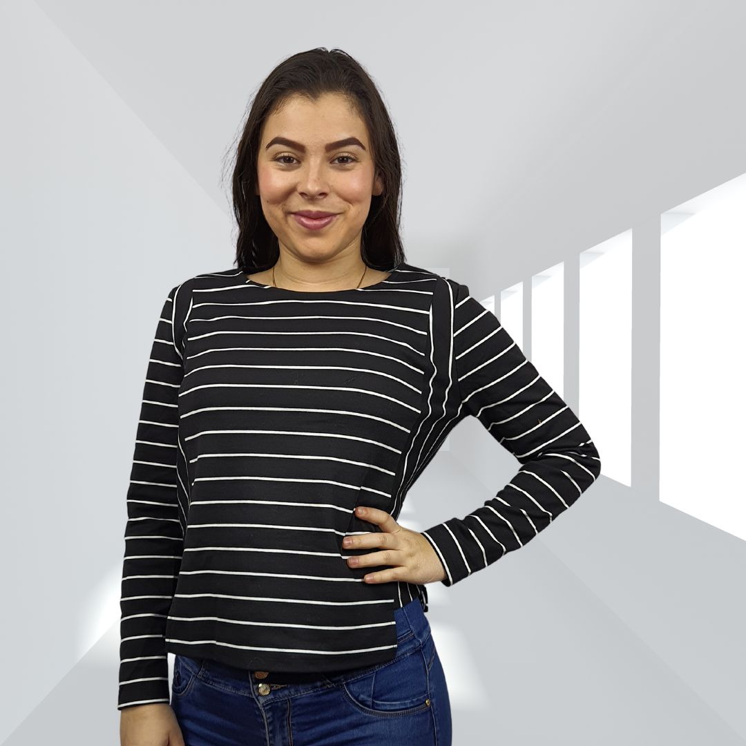 Blusa Vero Moda Negro Style BONY L/S TOP(UM)