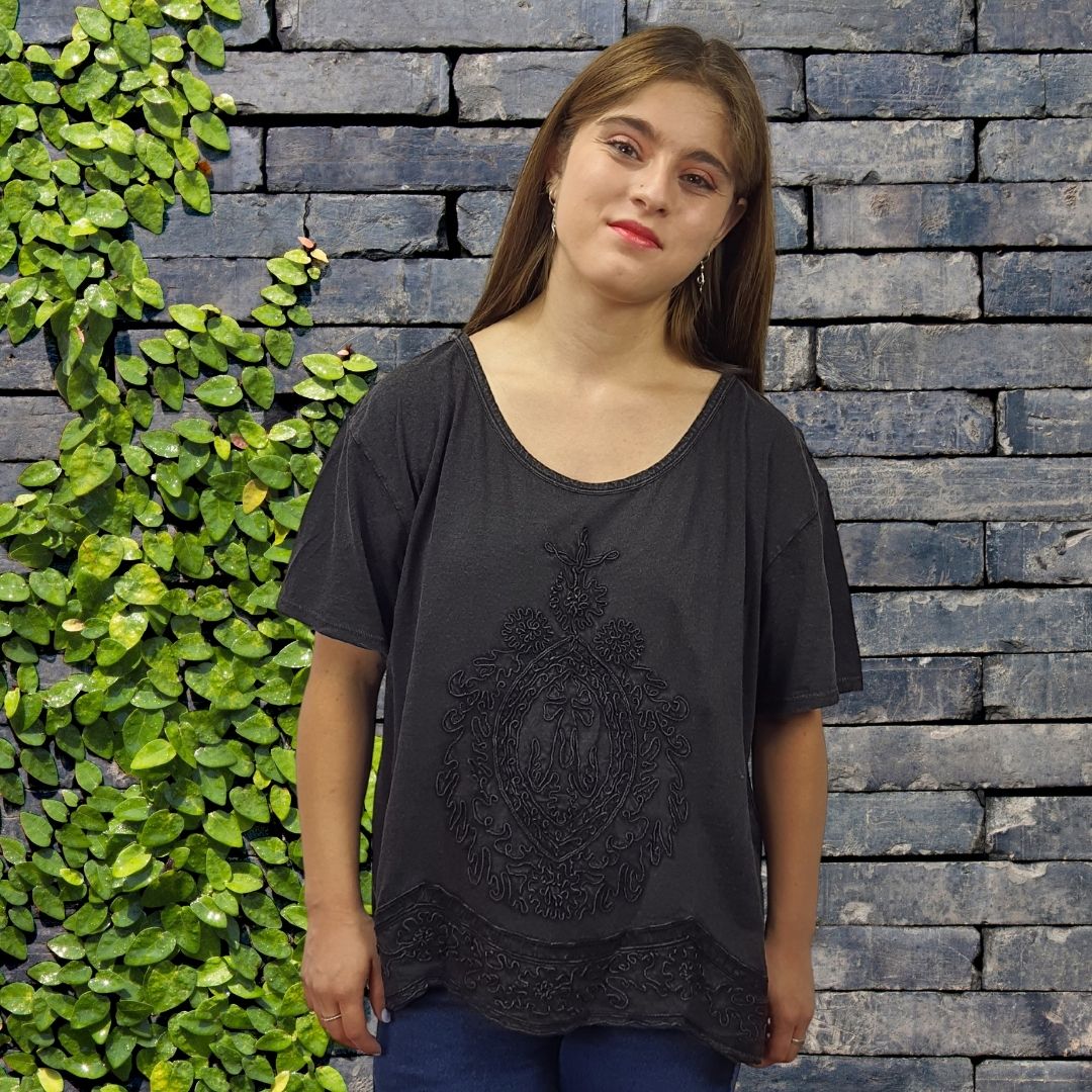 Polera Rapsodia Kokoro Gris