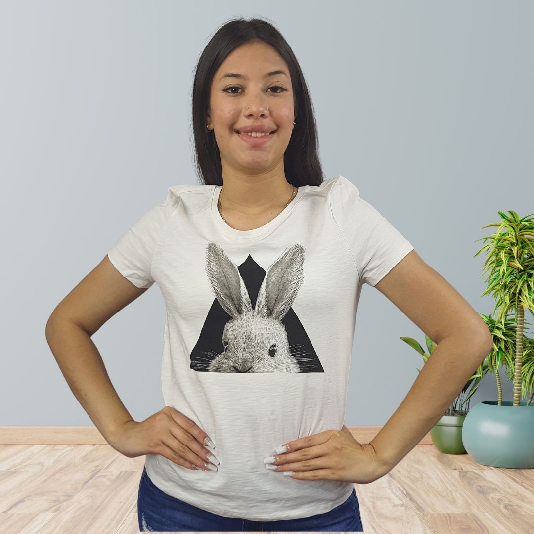 Polera Vero Moda Blanco Style ROSIE S/S TOP(TP)