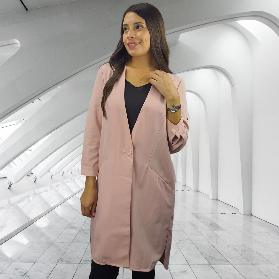 Blazer Vero Moda Rosa Vieja Style ALICE 3/4 LONG BLAZER(MP)