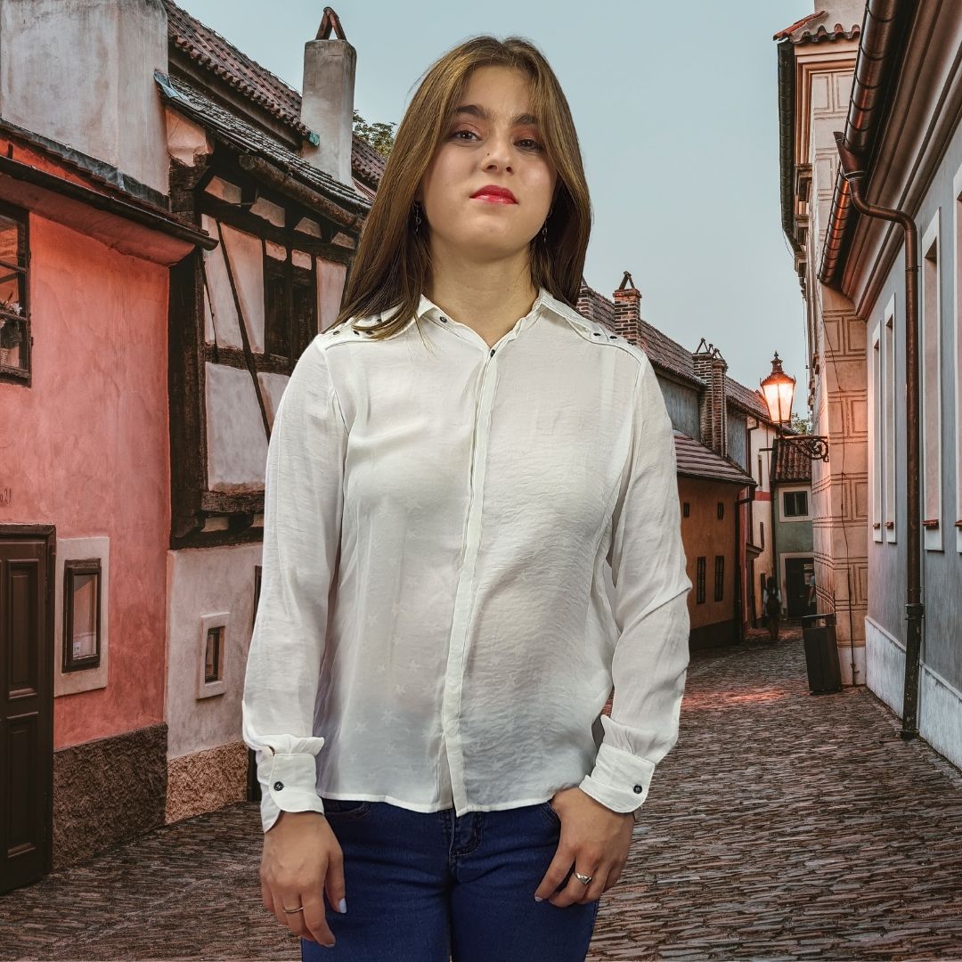 Blusa Rapsodia Rutland Crudo