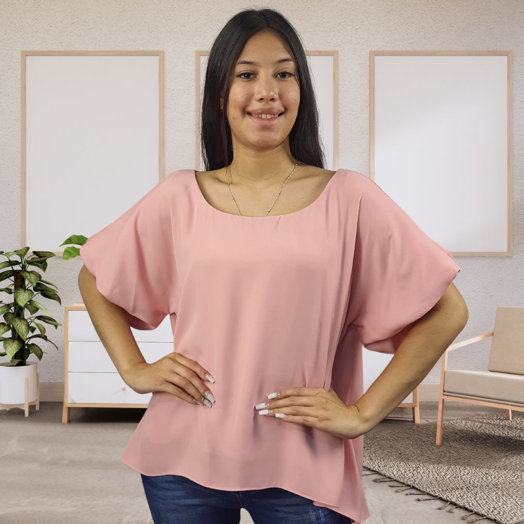 Blusa Vero Moda Rosado Style ANITA 1/2 TOP(TP-EC-3)
