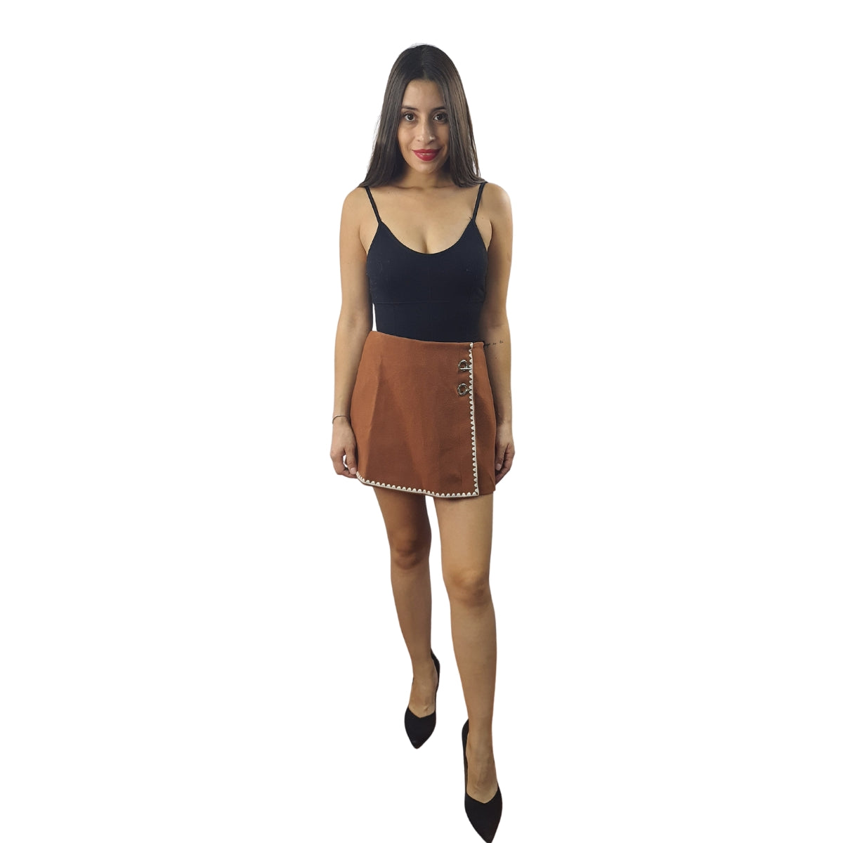 Short Vero Moda Marron Style INLET SKIRT SHORTS(UR)