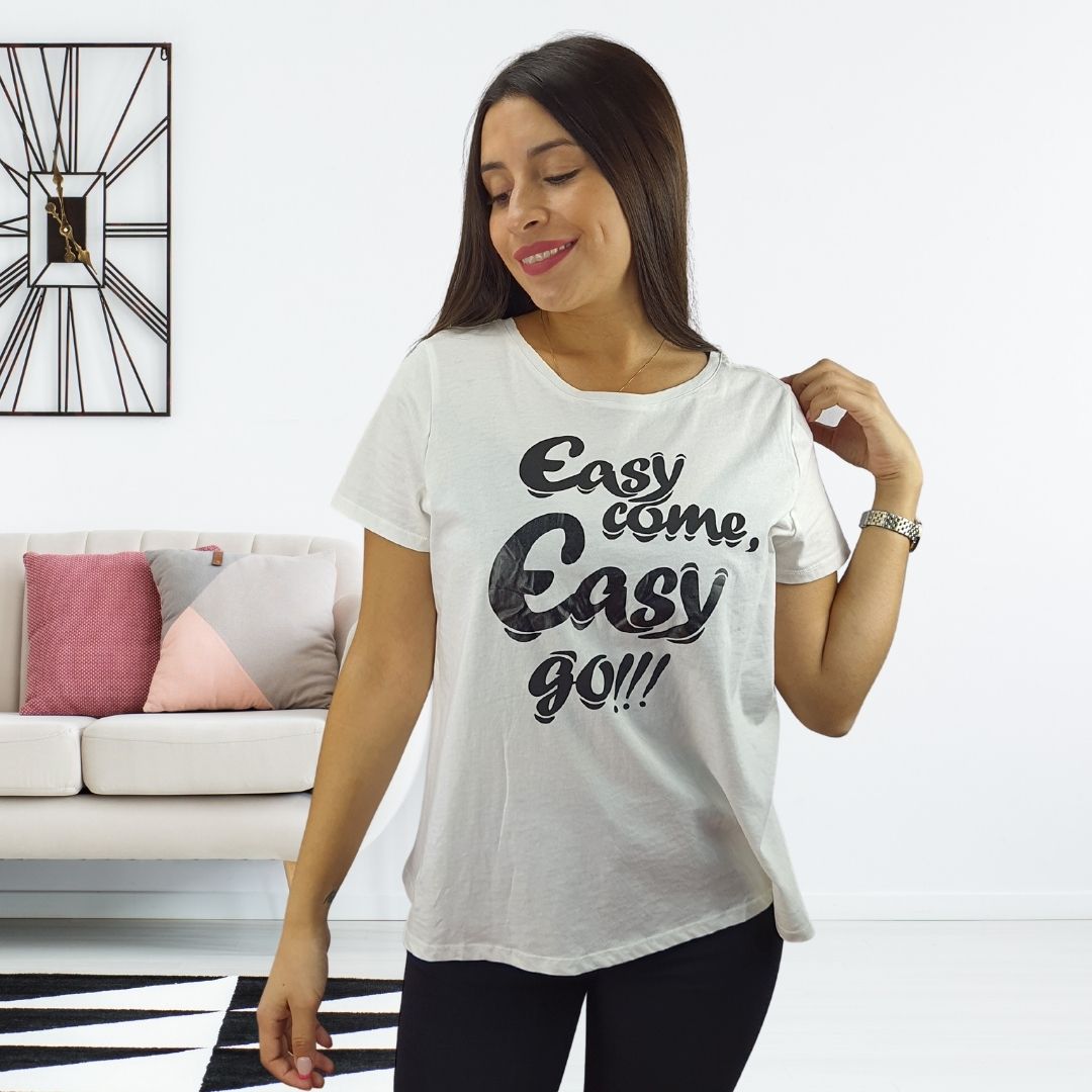 Polera Vero Moda Blanca Style NUBIA S/S TOP(SL)