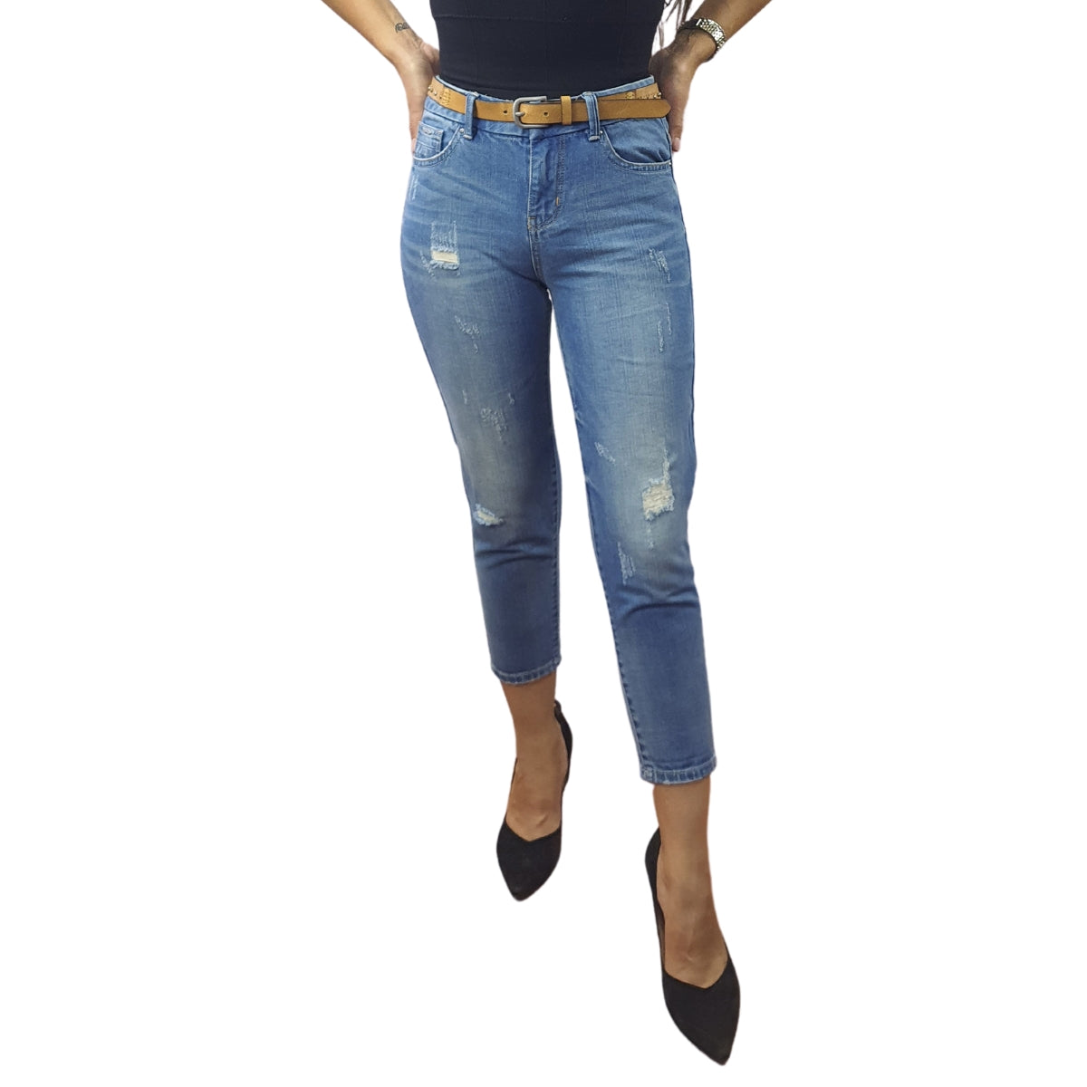 Jeans Vero Moda Azul Claro Style BEAR 9/10 BOYFRIEND JEANS(MP)