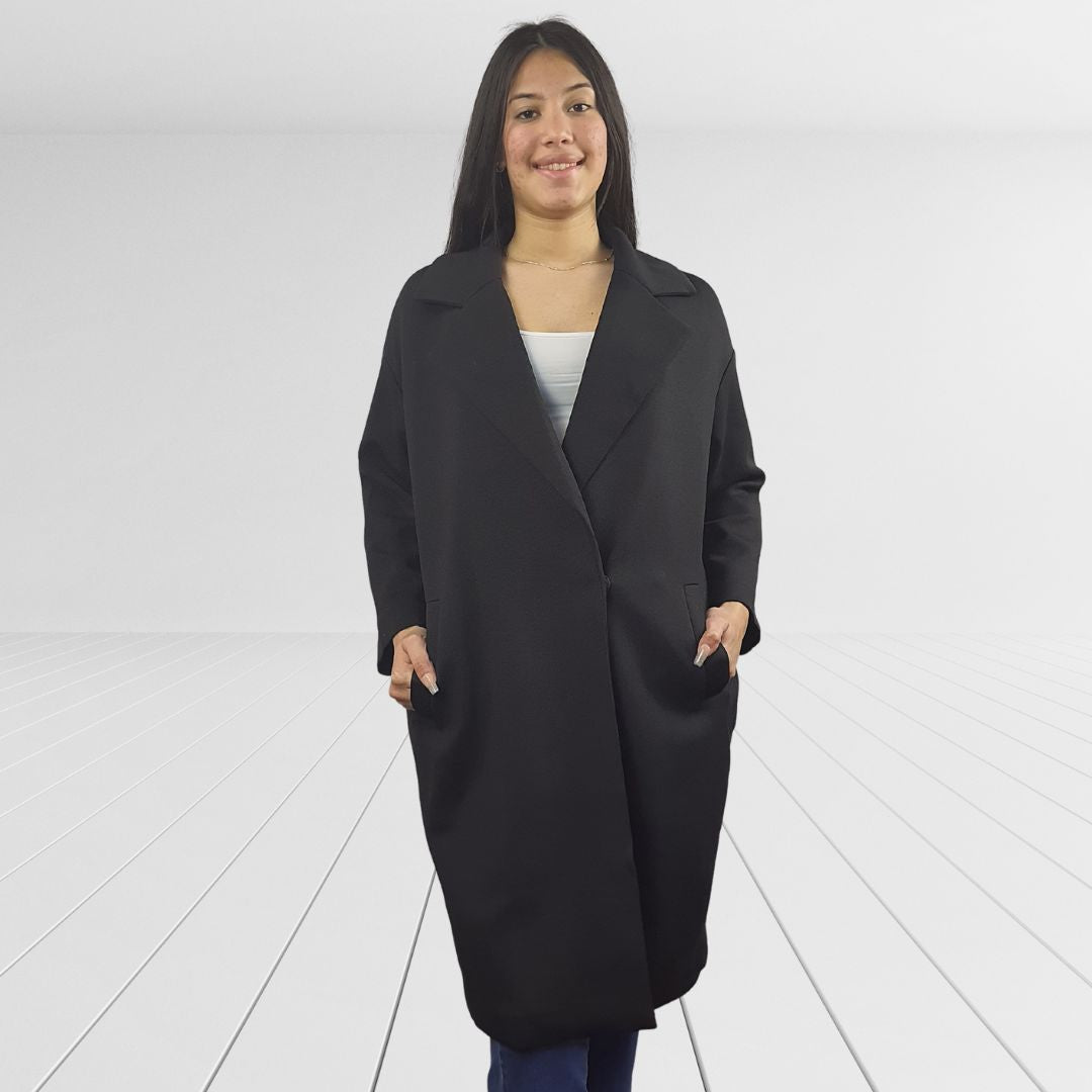 Blazer Vero Moda Negro Style RAB LONG SWEAT BLAZER(MW-ET-3)