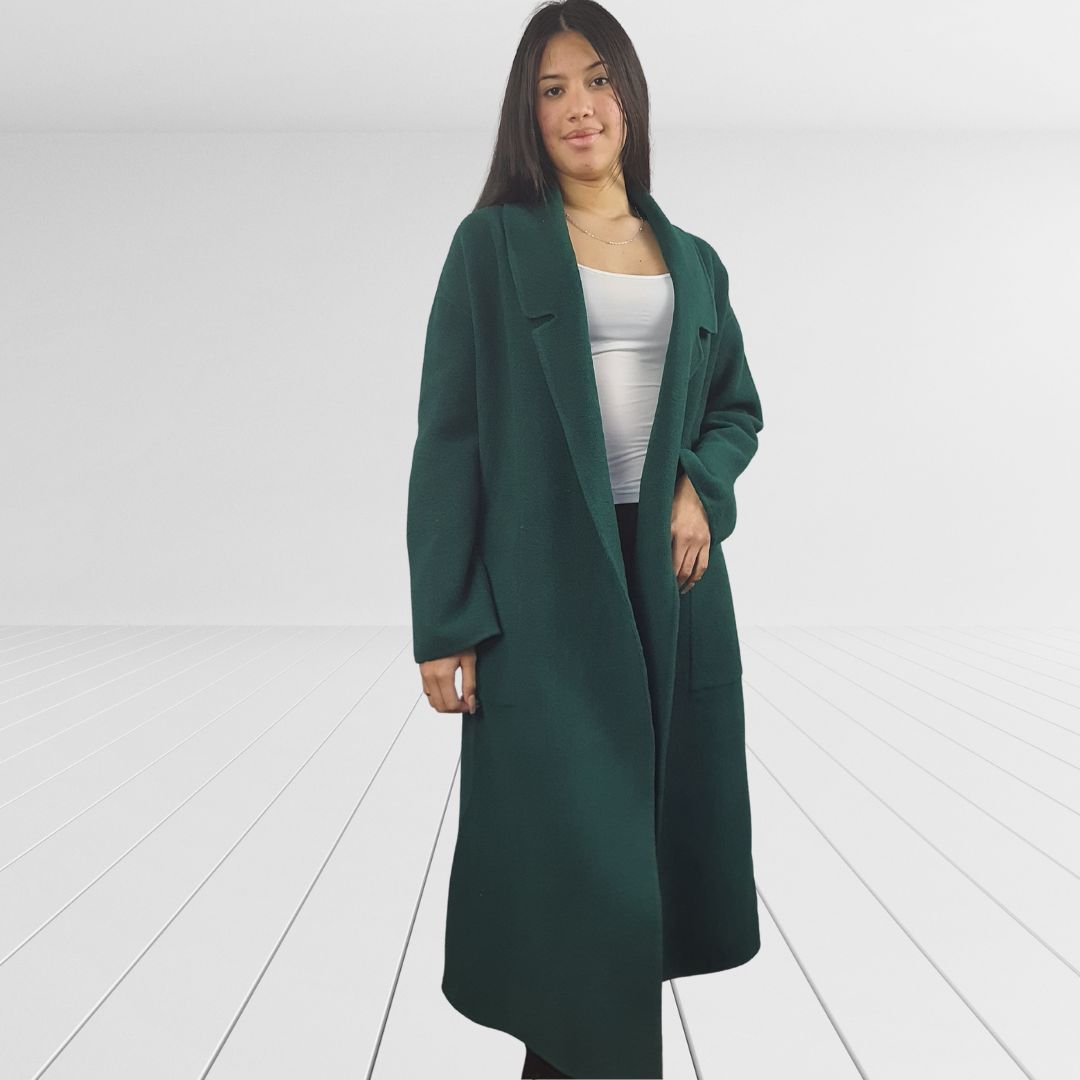 Tapado Vero Moda Verde Style DESK DF L/S WOOL COAT(VMC-LL)