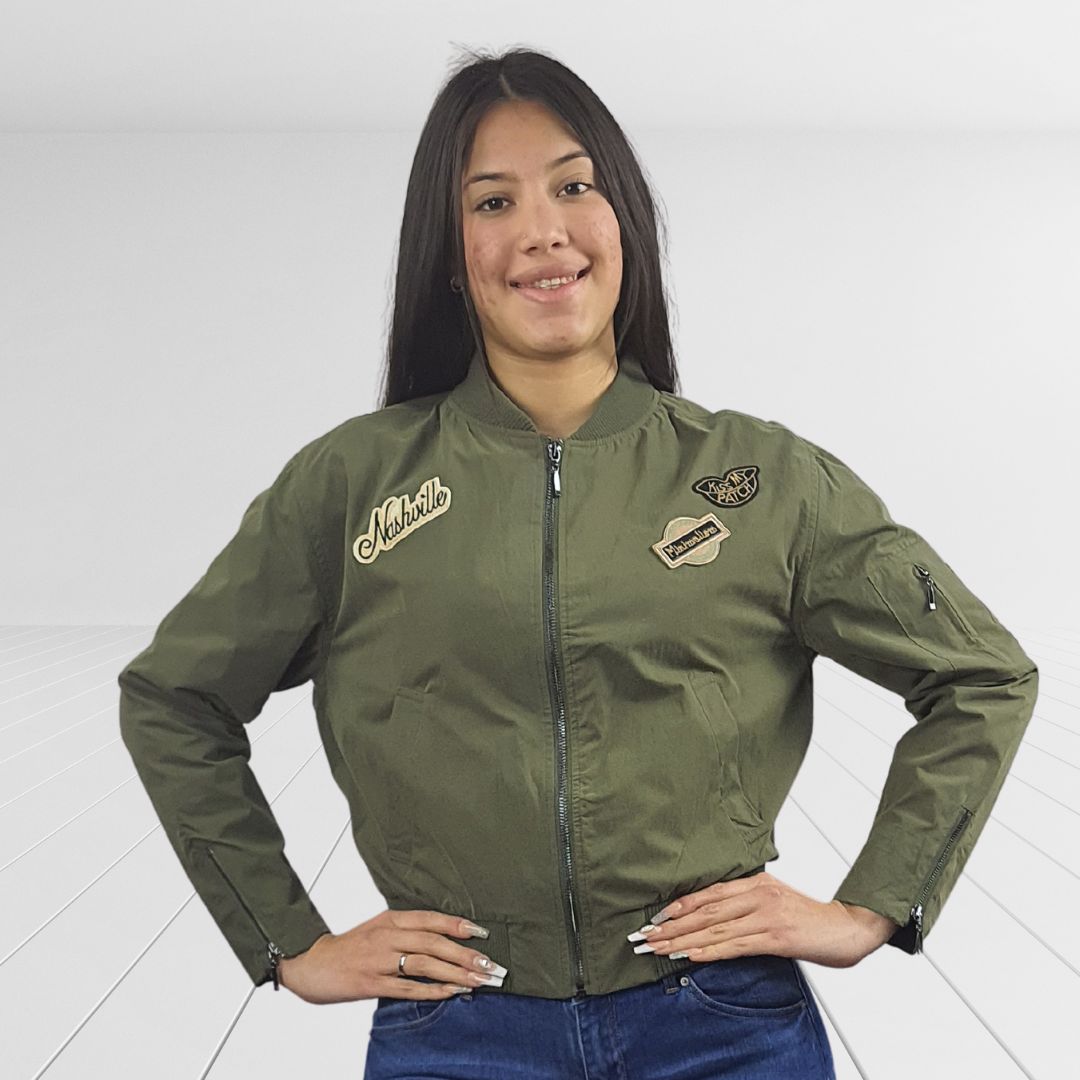 Chaqueta Vero Moda Verde Style EARTH L/S BOMBER JACKET(MM)