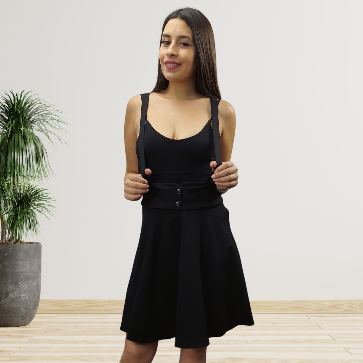 Falda Vero Moda Negro Style PORTER JERSEY SKIRT(TP)