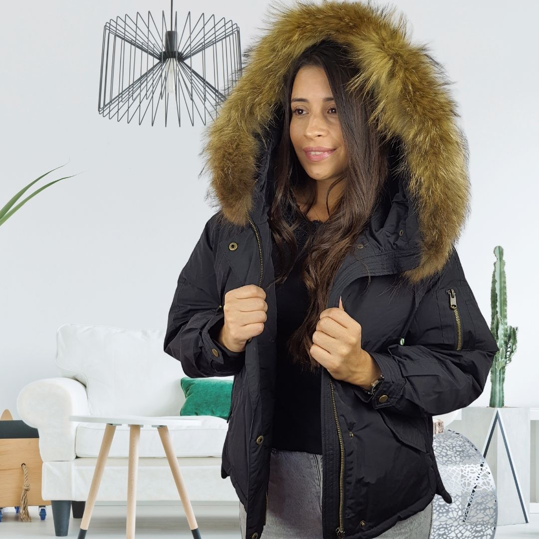 Parka Vero moda Negro Style COLOR SHORT DOWN JKT(DR)