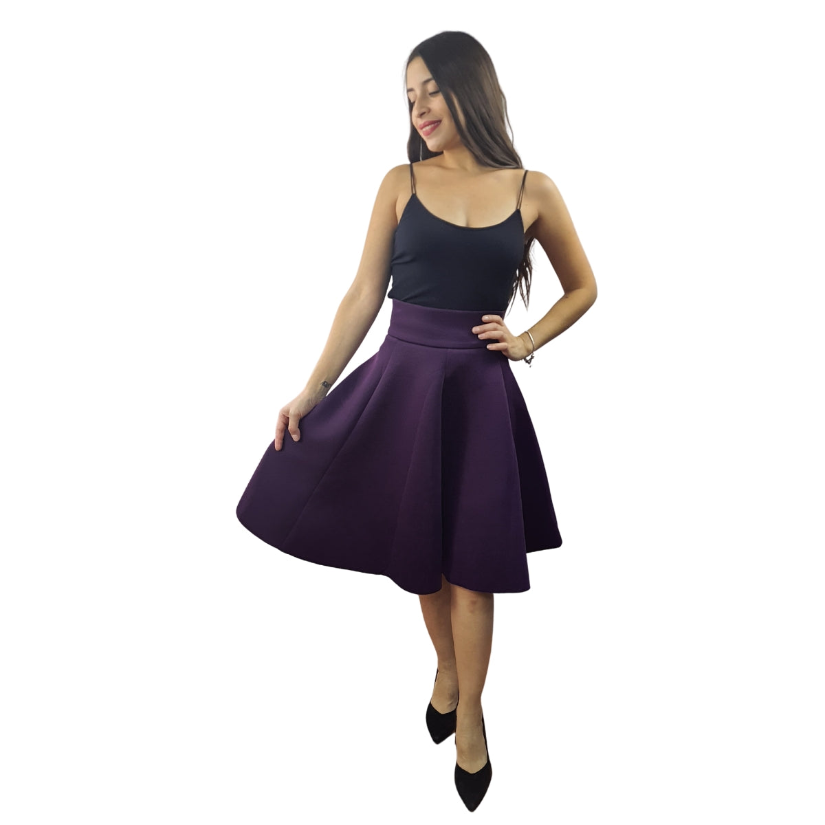 Falda Vero Moda Morado Style OTTER JERSEY SKIRT(PM)