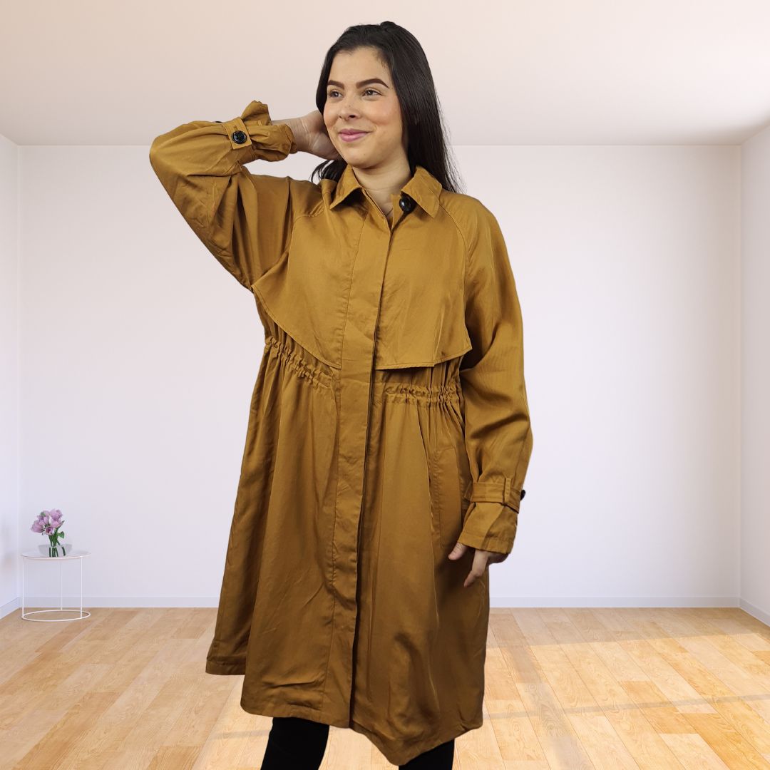 Blazer Vero Moda Mostaza Style LAY L/S COAT(FI)