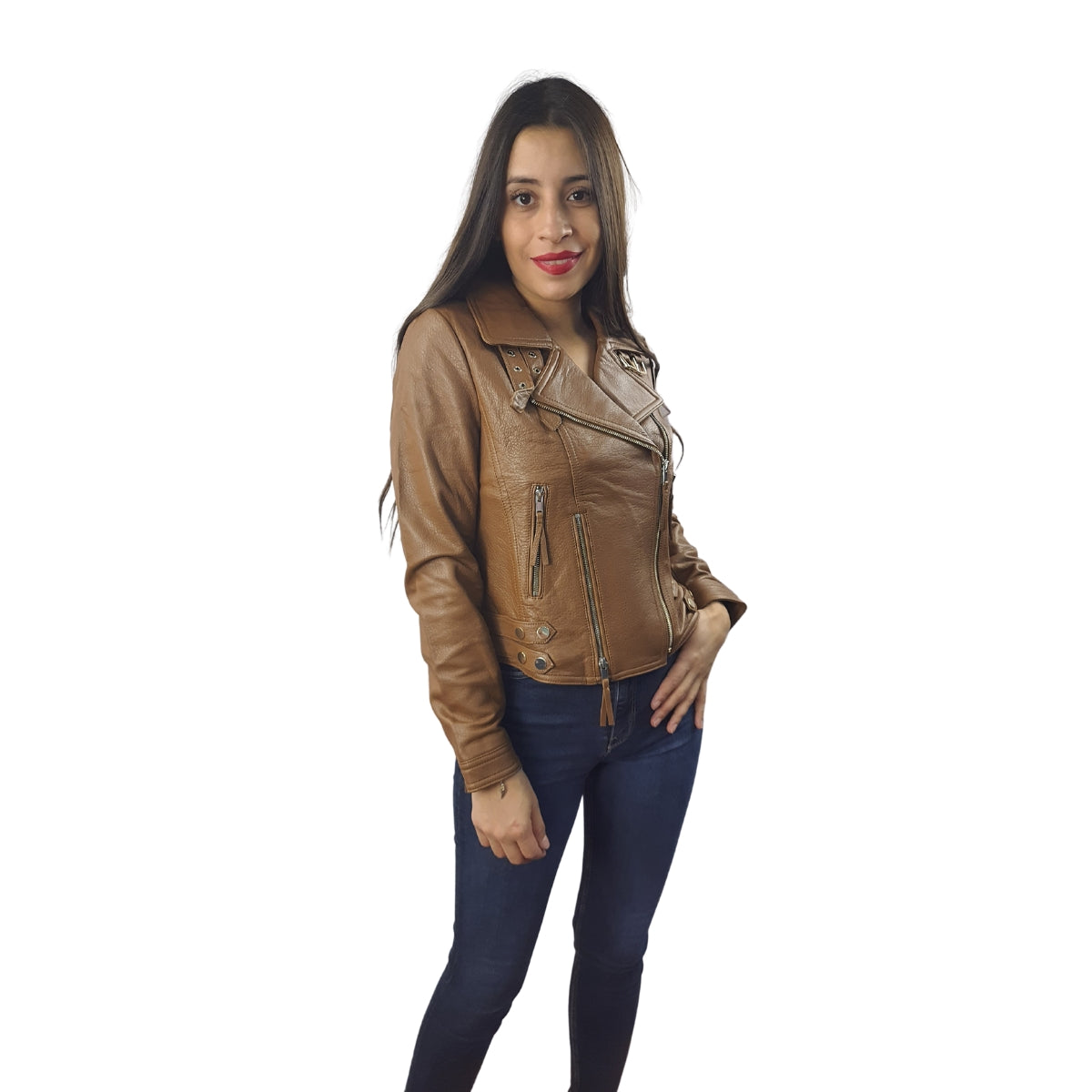 Chaqueta Vero Moda Marron Style HERB L LEATHER JACKET(LL)