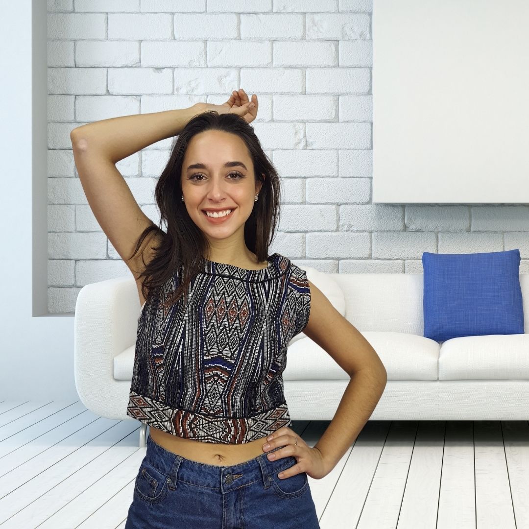 Top Vero Moda Azul Style ERICA S/L TOP(HH)
