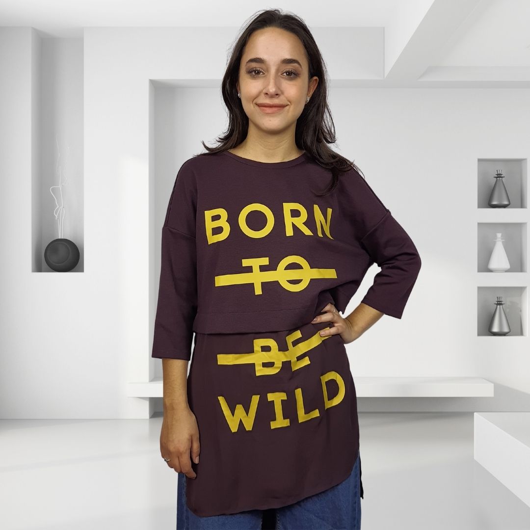 Blusa Vero Moda Morado Style COOL 3/4 TOP(PM-CT-3)