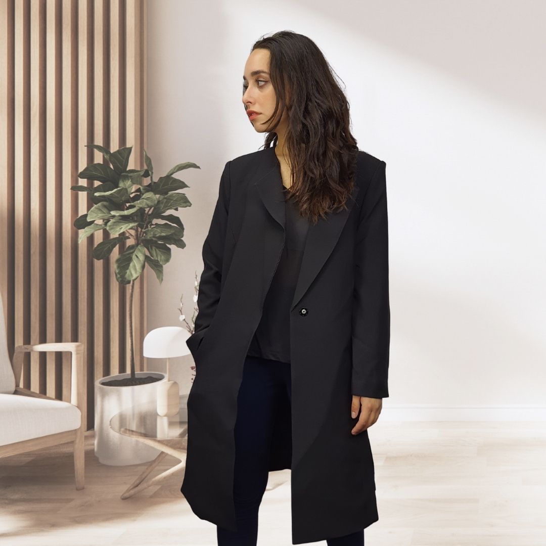 Blazer Vero Moda Negro Style TONY L/S COAT(VMC-RN)