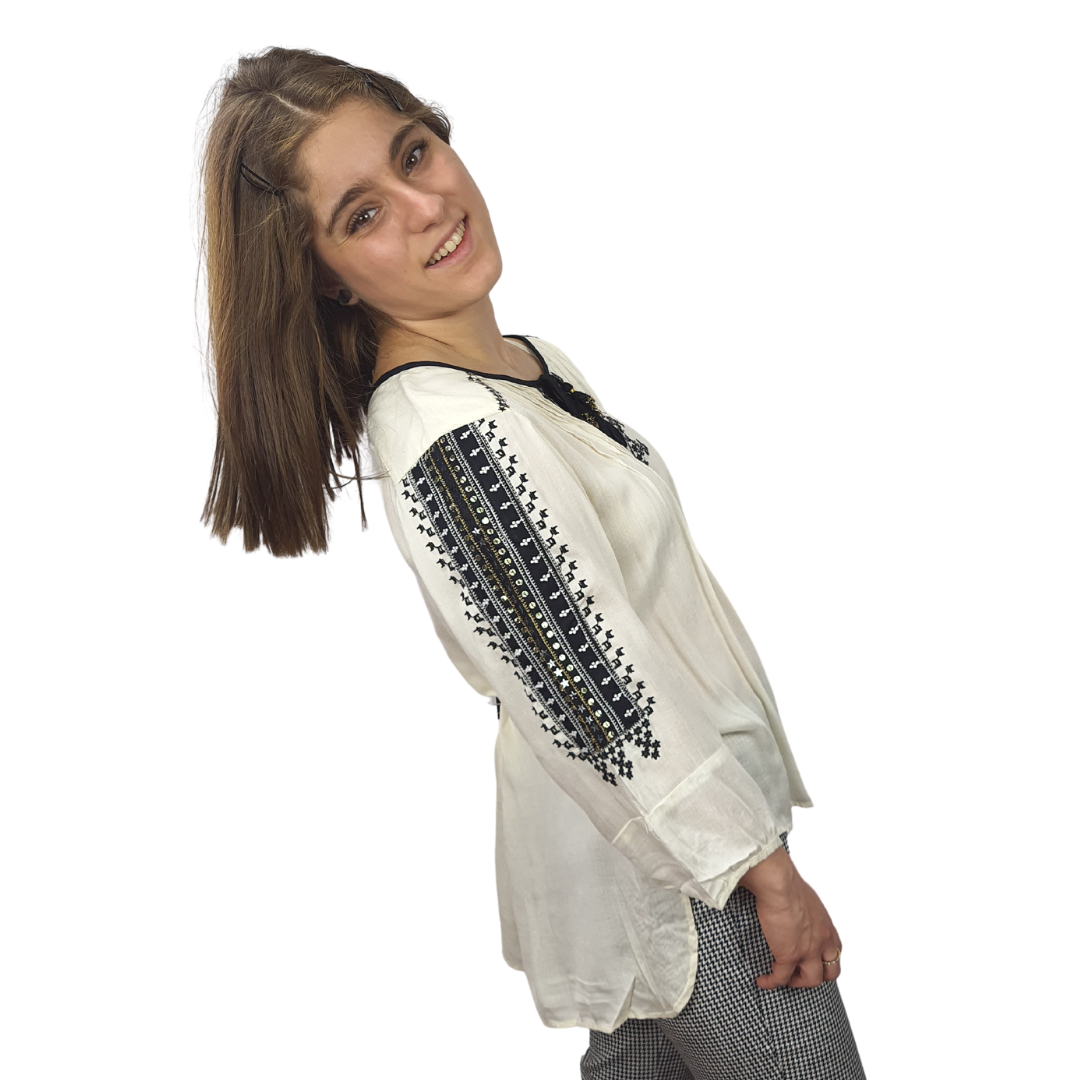 Blusa Rapsodia Pablova Crudo