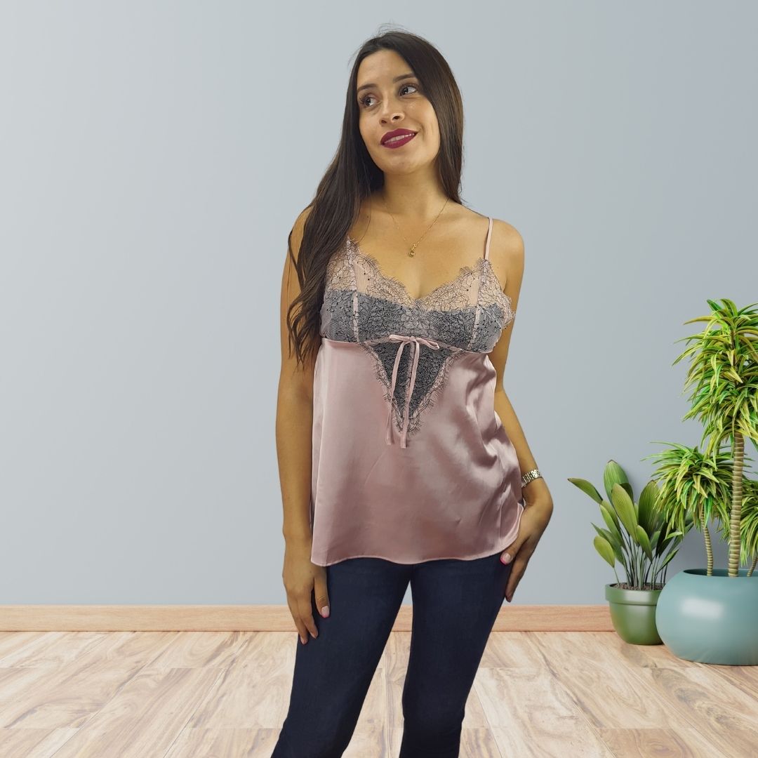 Top Vero moda Rosa Vieja Style VIVA SINGLET(HOMEWEAR)