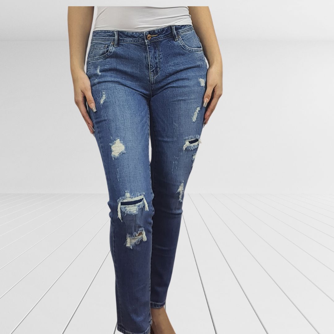 Jeans Vero Moda Azul Style FRESH SLIM JEANS(BT)
